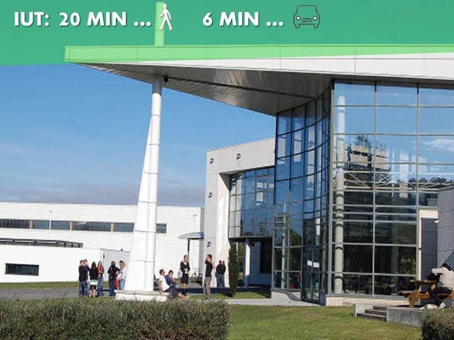 Oo Le Jardin Oo Paisible Studio Equipe Et Bien Place Quimper Dış mekan fotoğraf